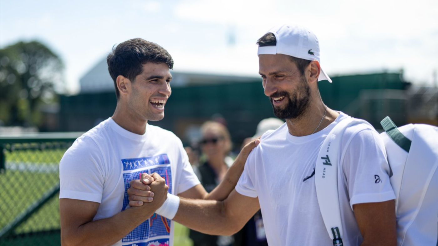 Карлос Алькарас и Новак Джокович