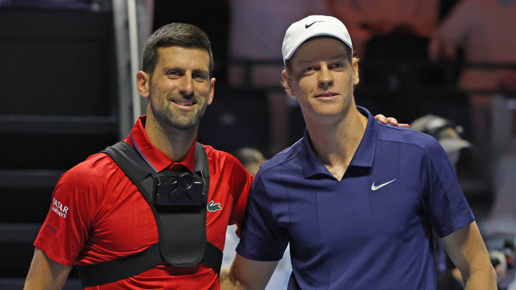 Новак Джокович и Янник Синнер