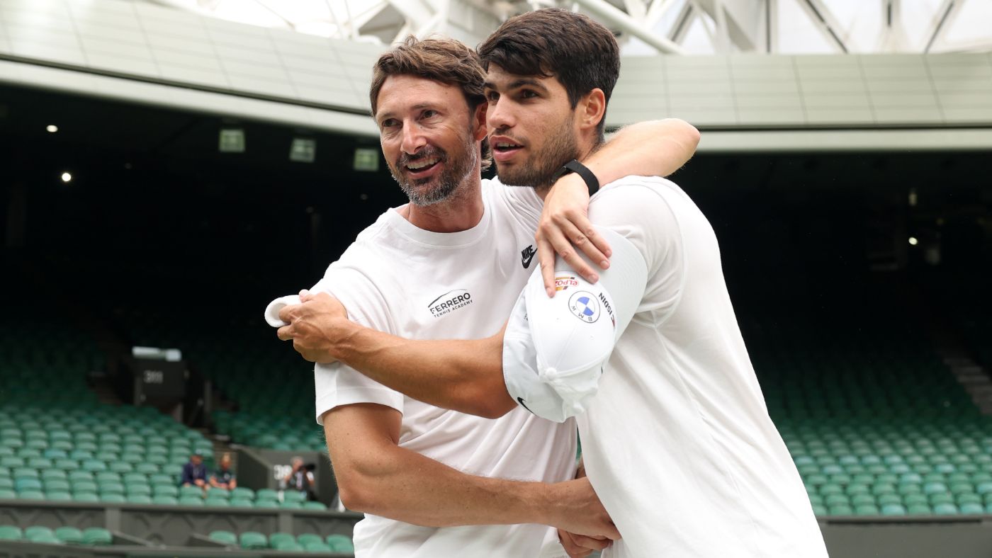 Хуан-Карлос Ферреро и Карлос Алькарас