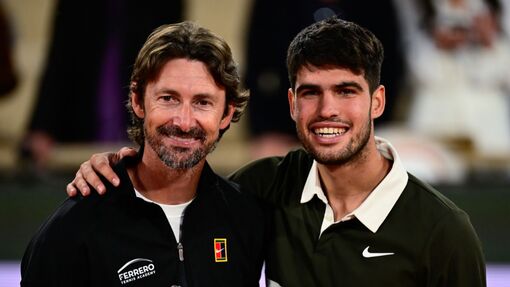 Хуан-Карлос Ферреро и Карлос Алькарас