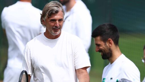 Горан Иванишевич и Новак Джокович 