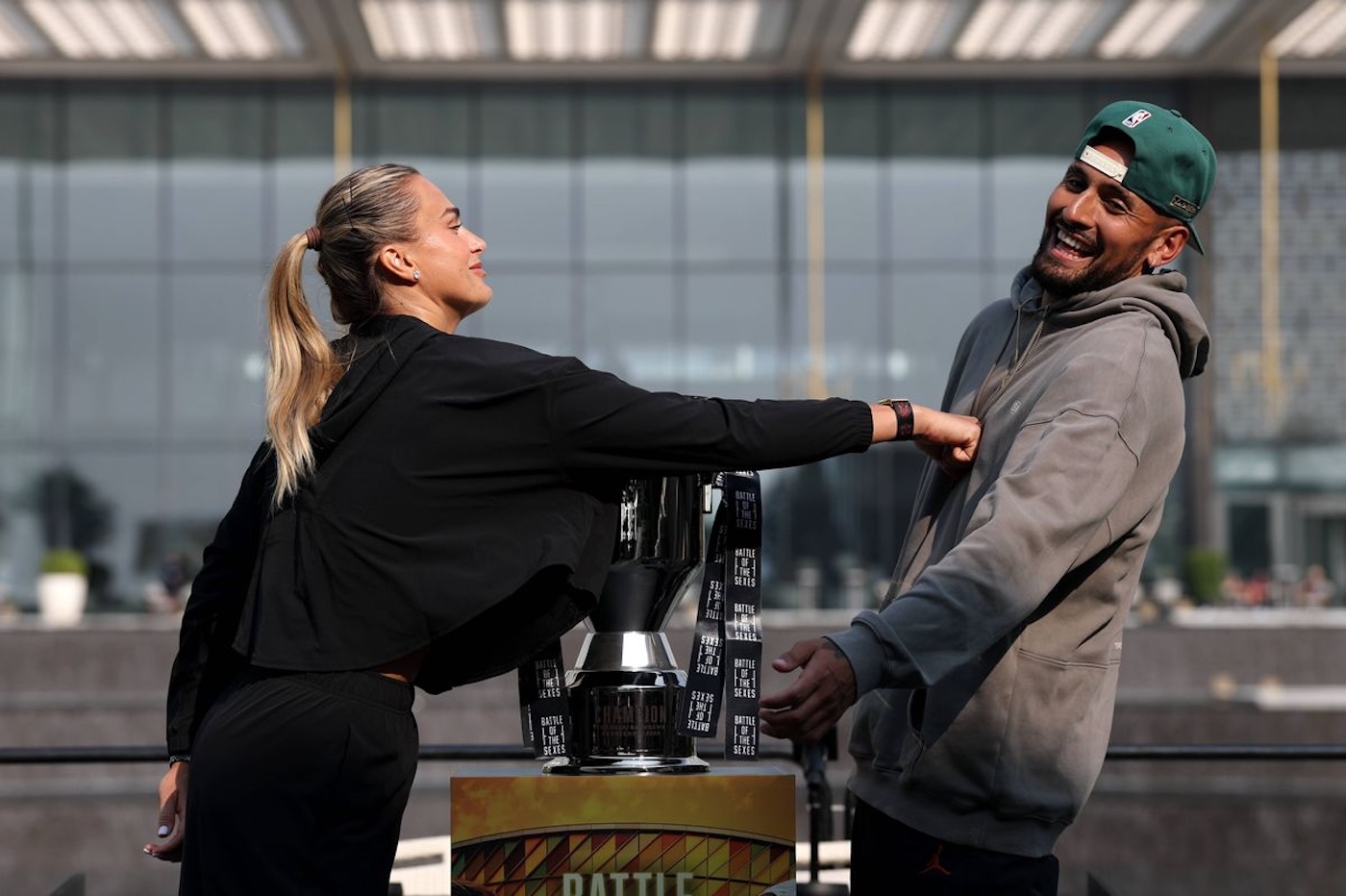 Арина Соболенко и Ник Кирьос