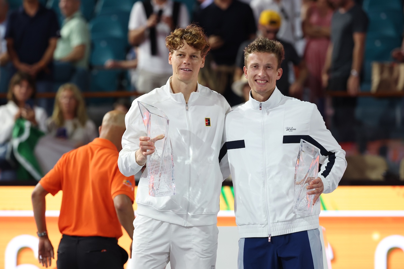 Янник Синнер и Иржи Легечка