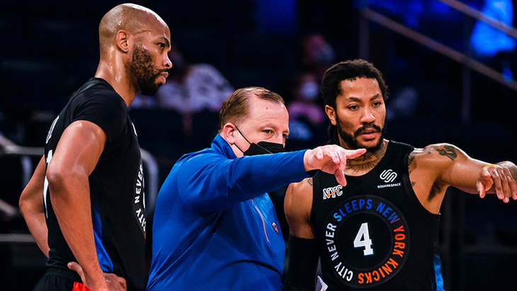 Тадж Гибсон, Том Тибодо и Деррик Роуз