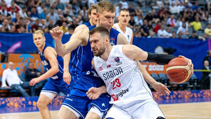 Сербия — Финляндия. Евробаскет 2022