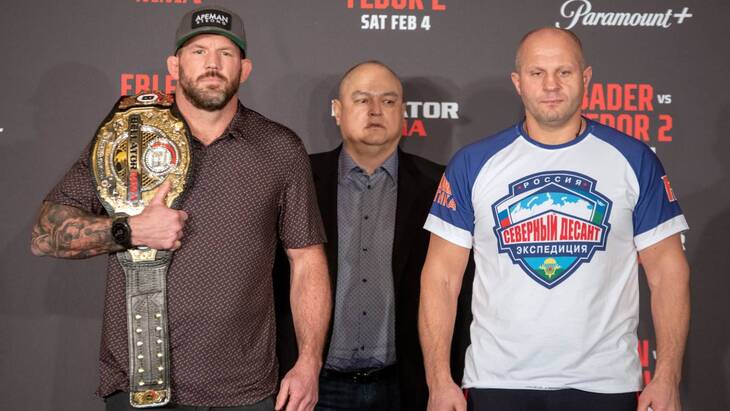 Райан Бейдер и Федор Емельяненко