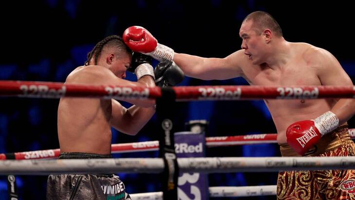 Джо Джойс и Чжан Чжилэй