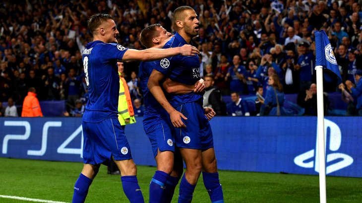 «Лестер» пока не проигрывал и не пропустил ни одного гола в Лиге чемпионов