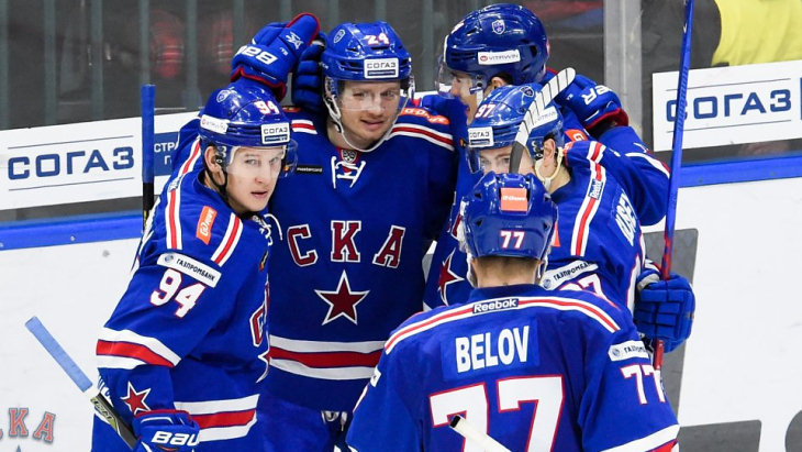 Хоккеисты СКА