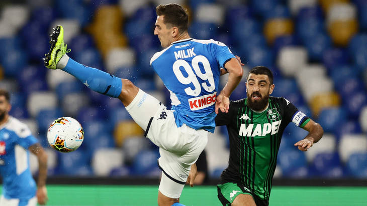 «Наполи» и «Сассуоло» входят в тройку самых результативных команд Серии А