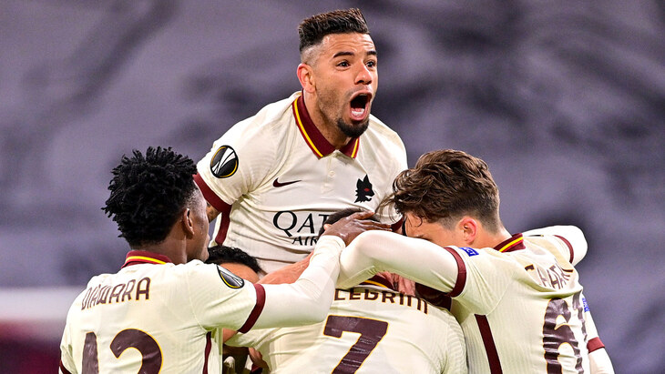 «Рома» выиграла у «Аякса» в первом матче со счетом 2:1