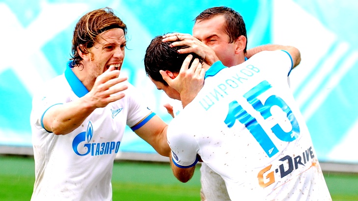 Радость футболистов «Зенита»