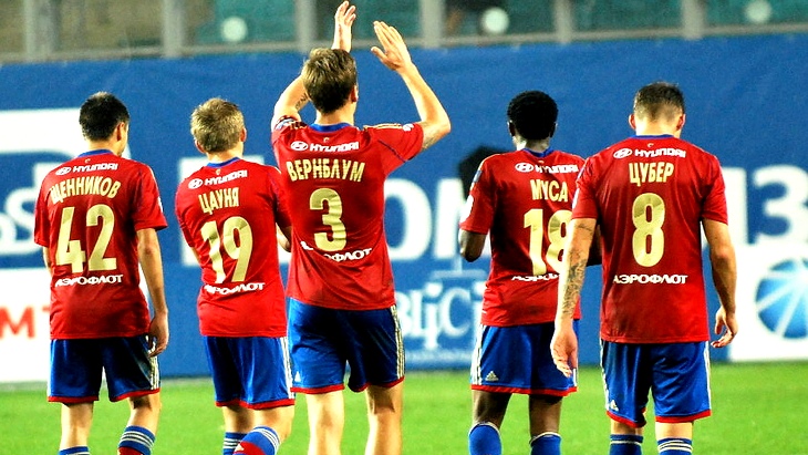 Футболисты ЦСКА