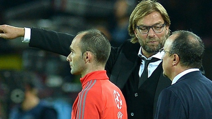 Юрген Клопп и Рафаэль Бенитес сразятся за путевку в 1/8 финала