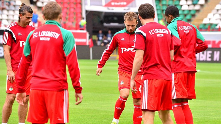 Футболисты «Локомотива»