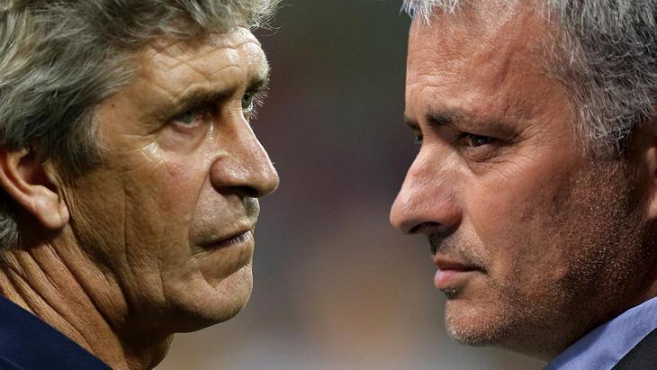 Еще одна схватка Пеллегрини (слева) и Моуринью