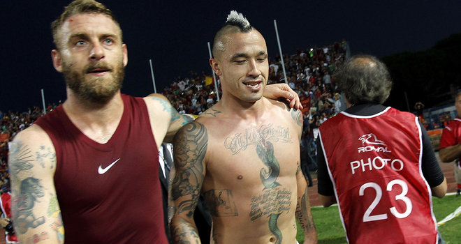 Даниэле Де Росси и Раджа Наинголлан