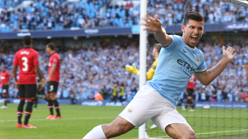 Серхио Агуэро успел попить немало крови у «Юнайтед»