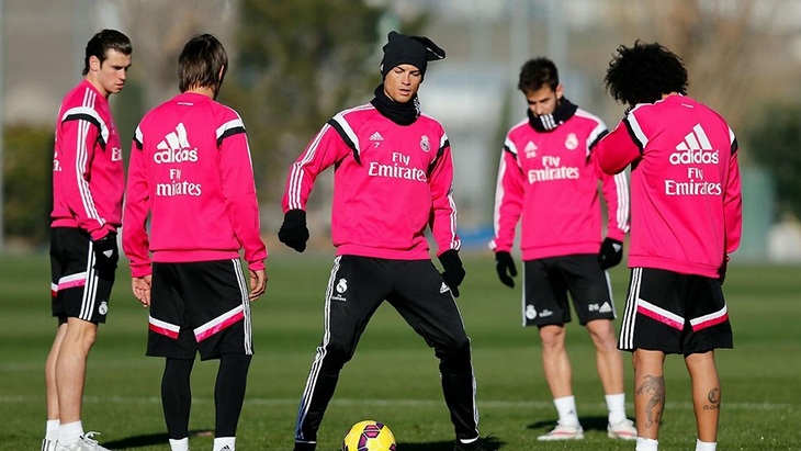 «Реал» на тренировке