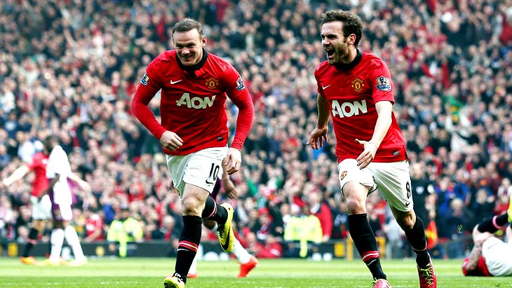 Уэйн Руни и Хуан Мата