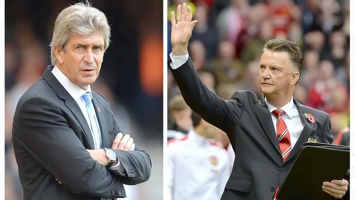 Мануэль Пеллегрини (слева) и Луи ван Гал