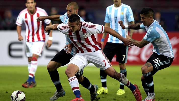 Парагвай сыграл вничью с Аргентиной