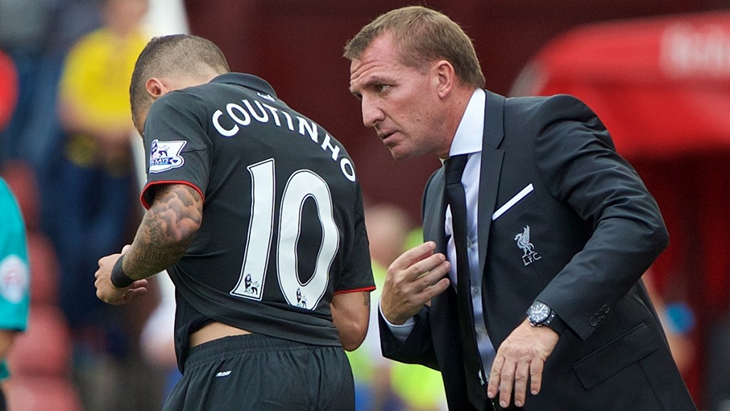 Филиппе Коутиньо и Брендан Роджерс