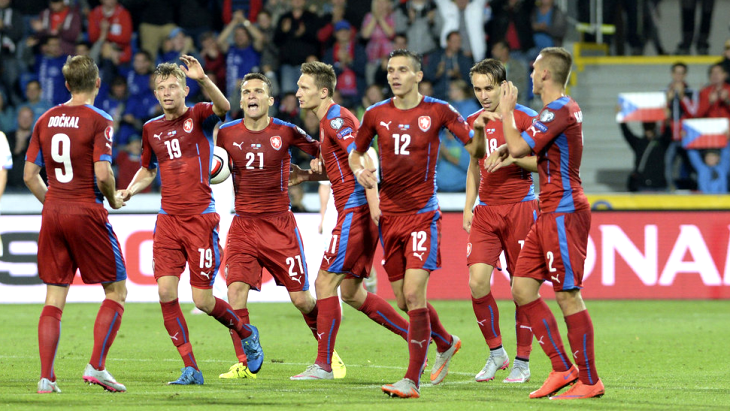 Футболисты сборной Чехии