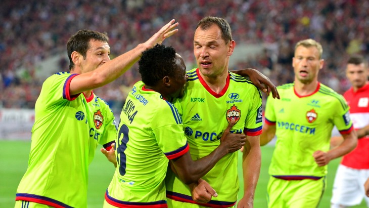 Футболисты ЦСКА