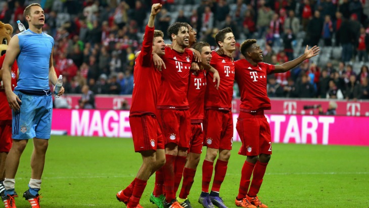 Футболисты «Баварии»