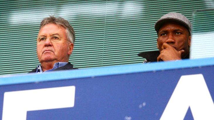 В матче с «Сандерлендом» Гус Хиддинк наблюдал за игрой «Челси» вместе со своим <A href='http://www.livesport.ru/football/2015/12/24/drogba/' class=link target='_blank'>будущим помощником</A> — Дидье Дрогба