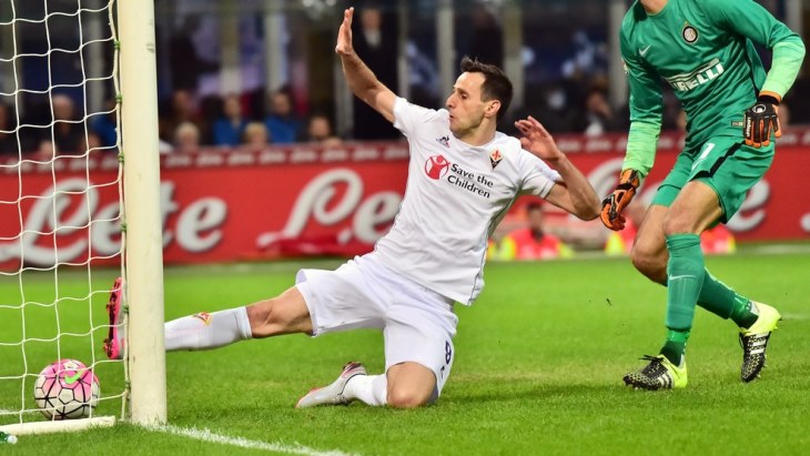 В матче первого круга на «Сан Сиро» Никола Калинич оформил хет-трик