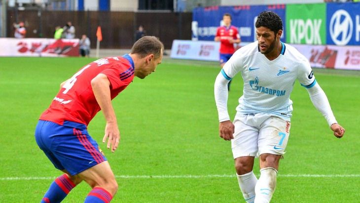 «Зенит» одержал три победы в пяти предыдущих матчах против ЦСКА