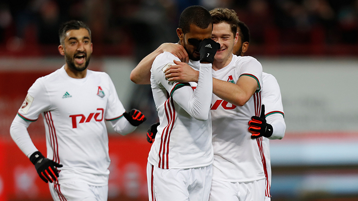 Футболисты «Локомотива»