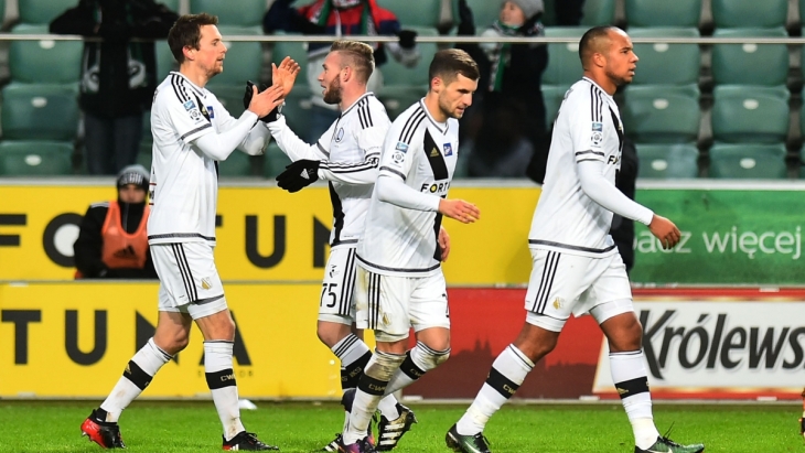 В последних пяти матчах «Легия» забила 16 мячей, но при этом победила лишь три раза