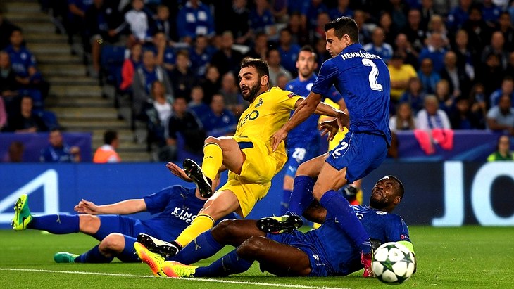 «Лестер» выиграл у «Порту» на своем поле со счетом 1:0