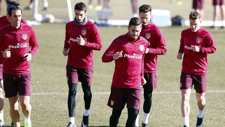 Тренировка «Атлетико»