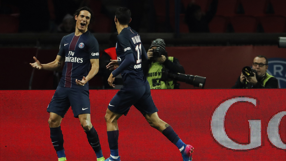 Эдинсон Кавани и Анхель Ди Мария