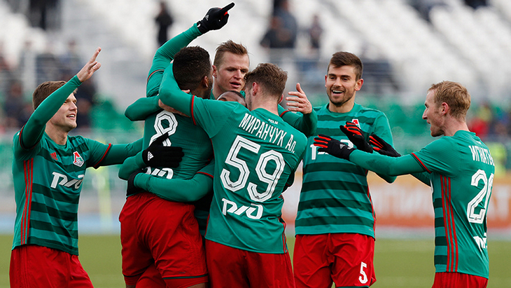 Футболисты «Локомотива»