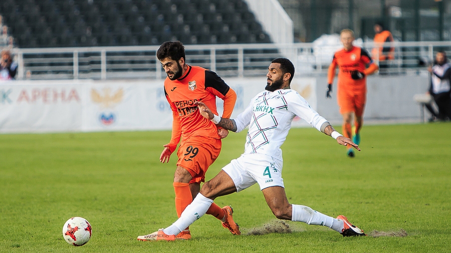 В 20-м туре РФПЛ «Урал» переиграл «Рубин» со счетом 1:0