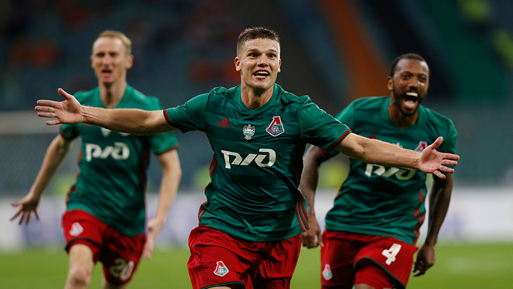 Футболисты «Локомотива»