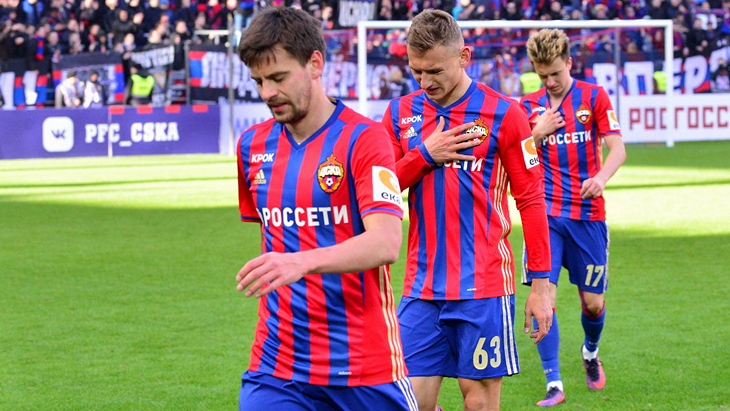 Футболисты ЦСКА