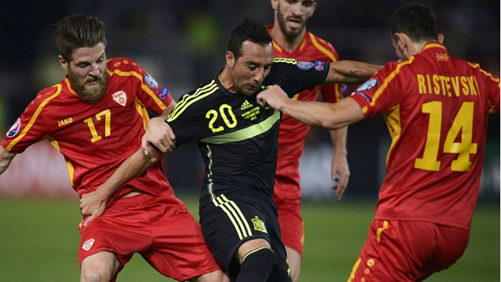 Испания — Македония