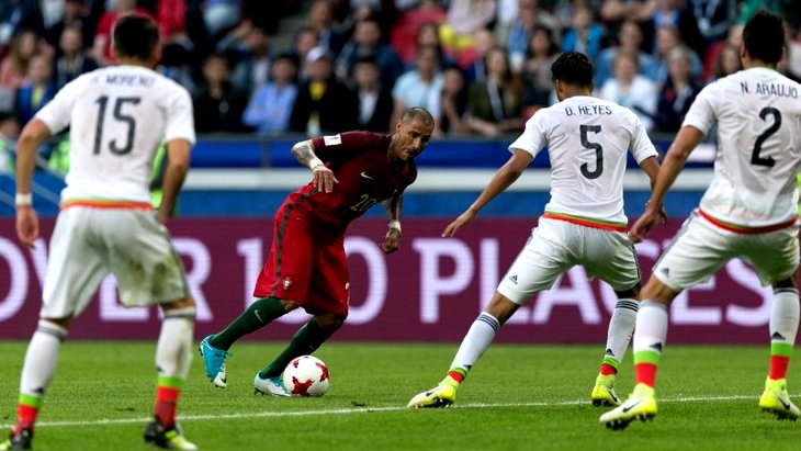 На групповом этапе матч между Португалией и Мексикой завершился со счетом 2:2