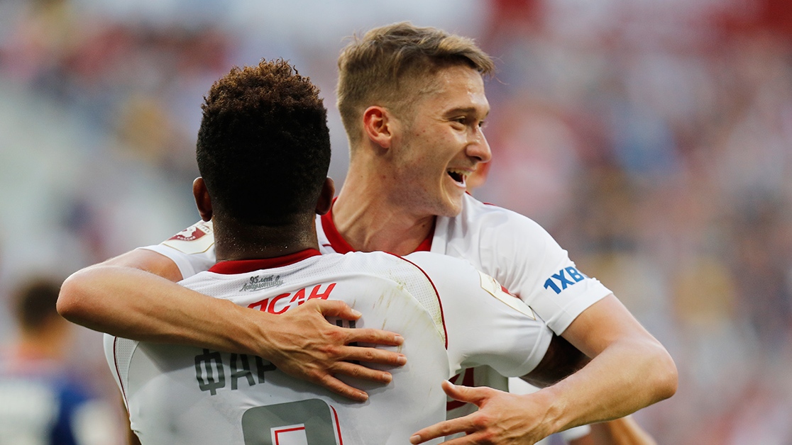 Футболисты «Локомотива»