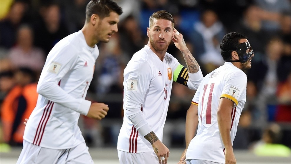 Победа в Лихтенштейне гарантировала испанцам одно из двух первых мест в группе