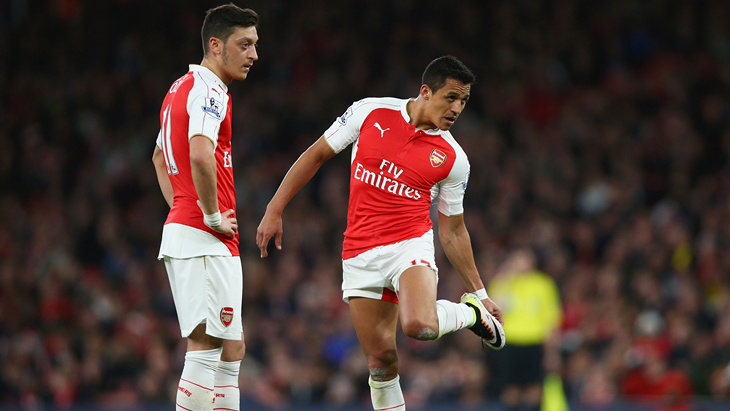 Месут Озил и Алексис Санчес