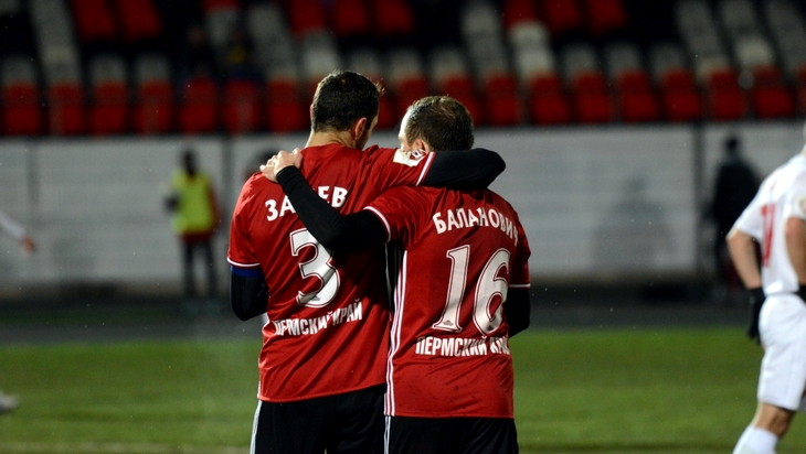 «Амкар» выиграл четыре из пяти последних матчей в РФПЛ
