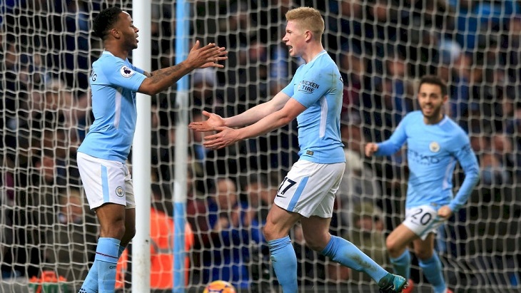 Кевин Де Брейне и Стерлинг