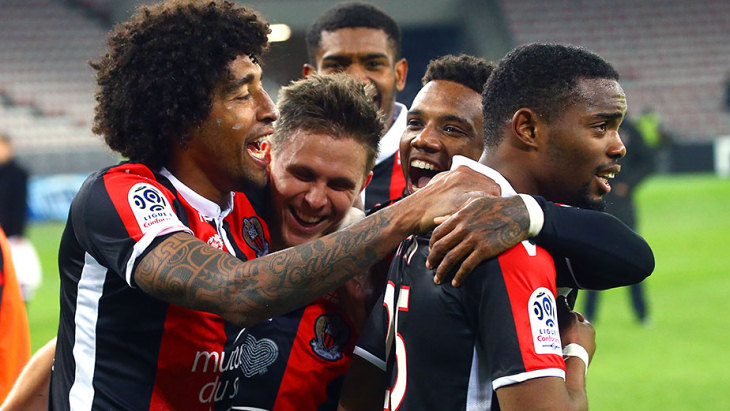 Футболисты «Ниццы»